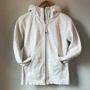 Lululemon Women’s Scuba Hoodie Heathered Core Light Grey Size 6